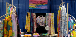 Hand Painted Scarves by Gina Butera